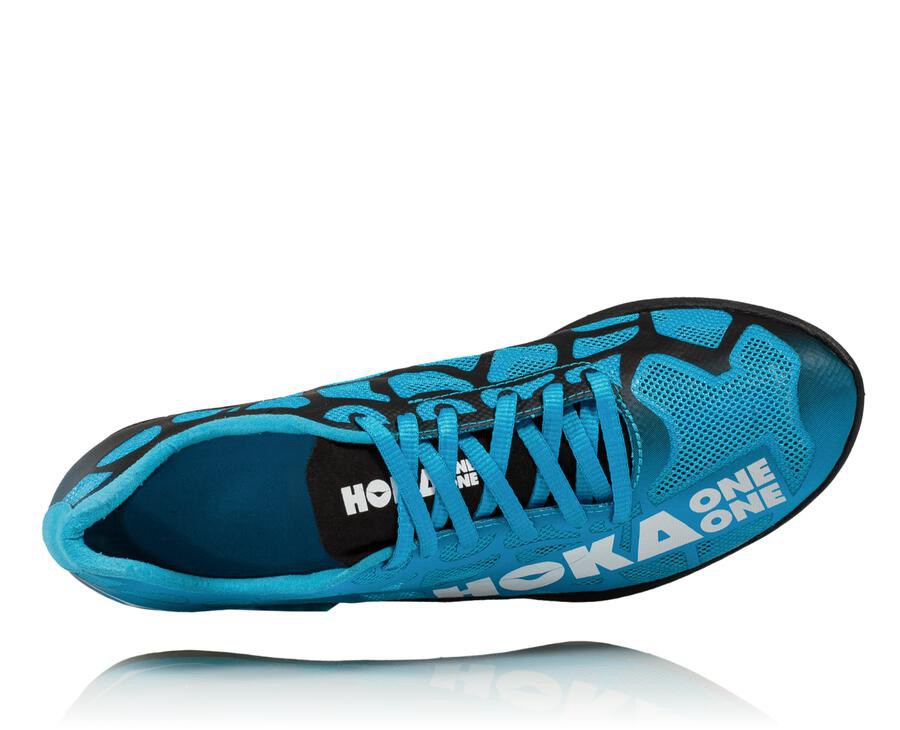 Hoka One One Spikes Dame - Rocket X - Blå/Hvide - 958207TNW